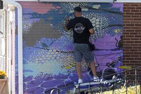 Photos: New murals bring art, color to downtown McHenry