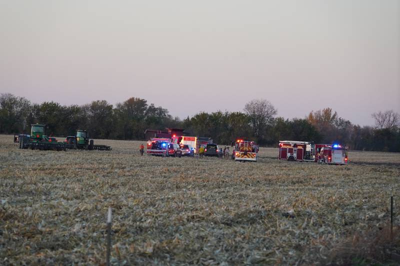 A farm equipment and field fire on Monday afternoon in rural Steward resulted in a fatality, Rochelle Fire Department Captain Zach Prewett said.