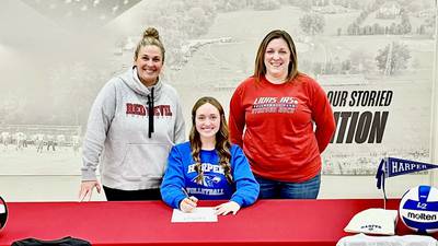 Volleyball: Hall’s Taylor Coutts signs with Harper College