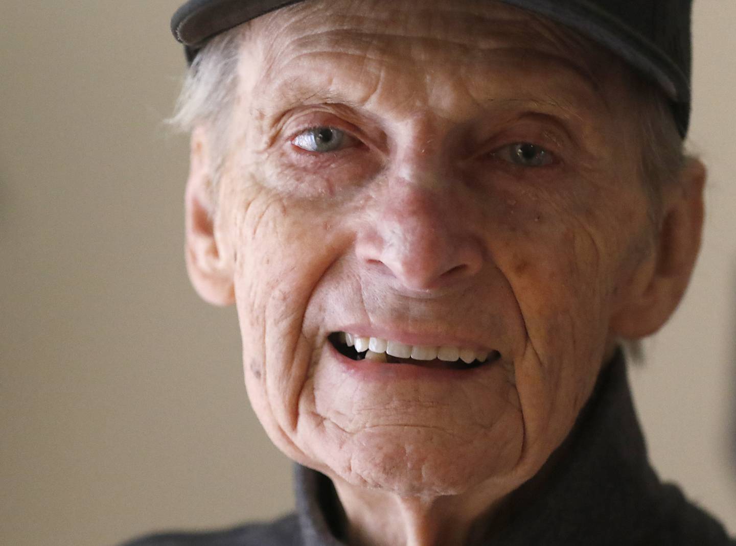 George Diedrichs, a local runner who just celebrated his 90h birthday, at his home in Crystal Lake on Thursday, Jan. 5, 2023.