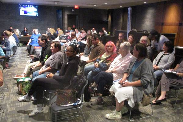 Joliet community theater crowd wants answers on Bicentennial Park’s future
