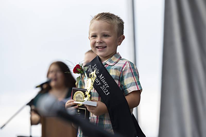William Safranek is the winner Wednesday August 2, 2023 of the Little Mister Ogle County pageant.