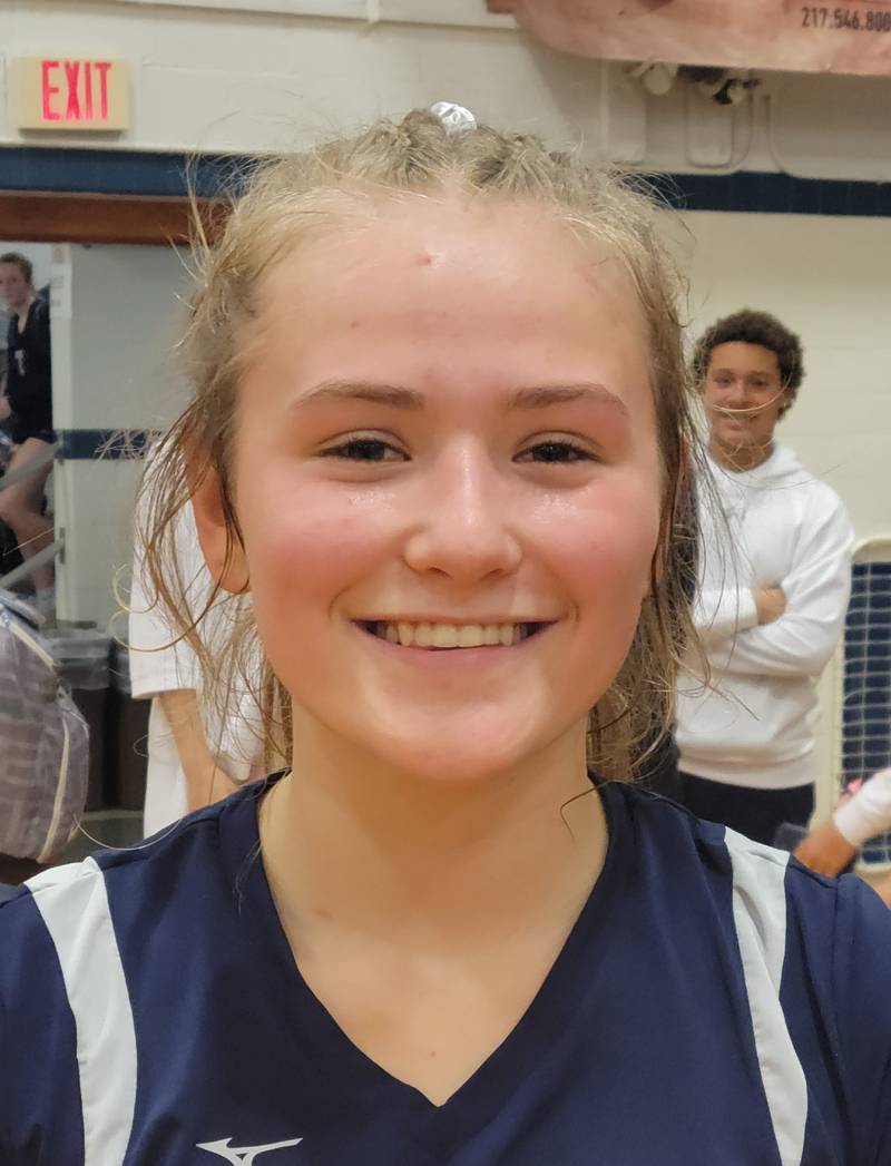 Fieldcrest junior outside hitter Allie Wiesenhofer