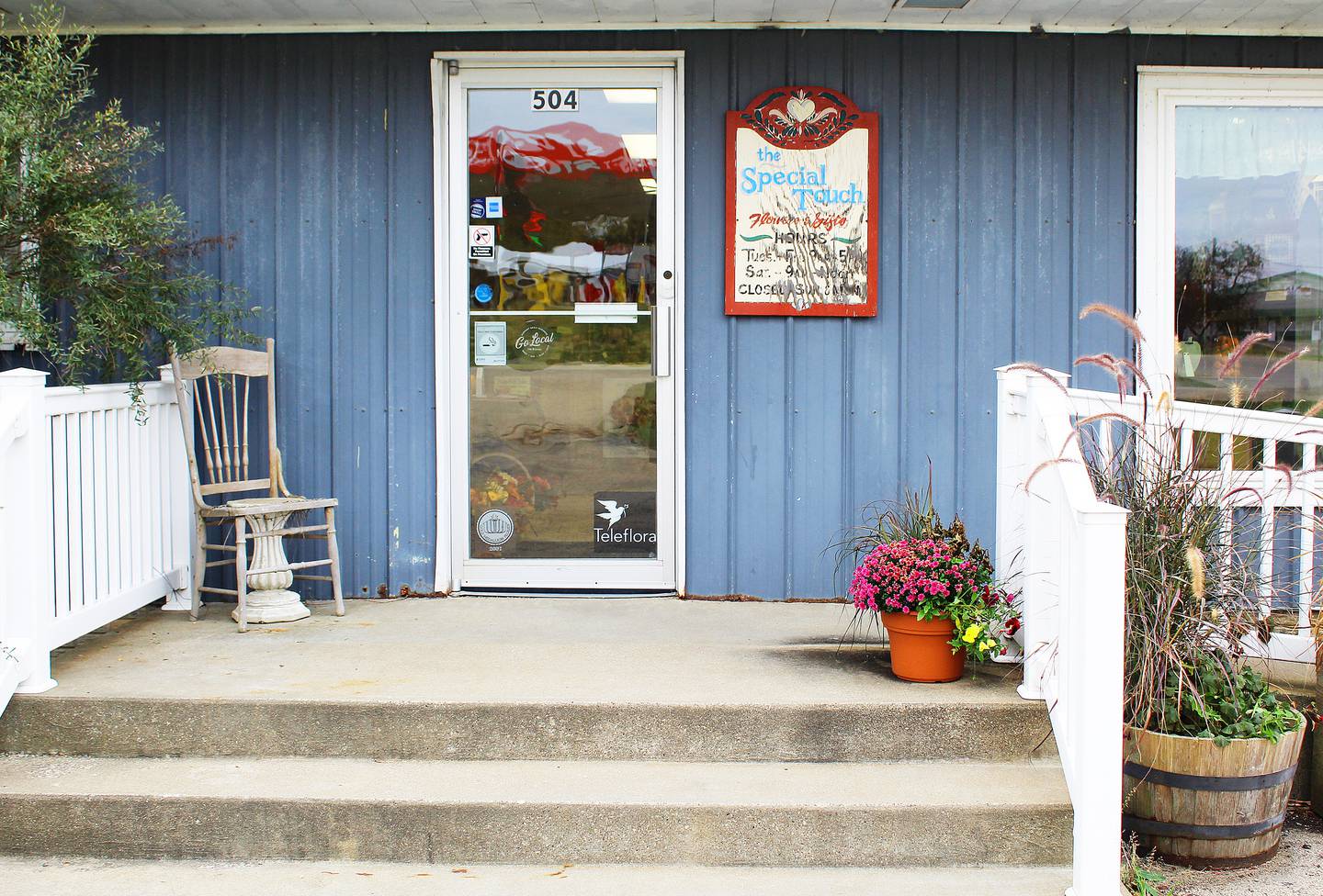 The Special Touch is located at 504 West state Route 64 in Lanark.