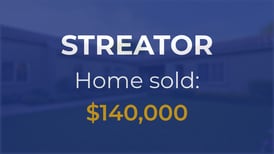 Single-family home in Streator goes for $140,000