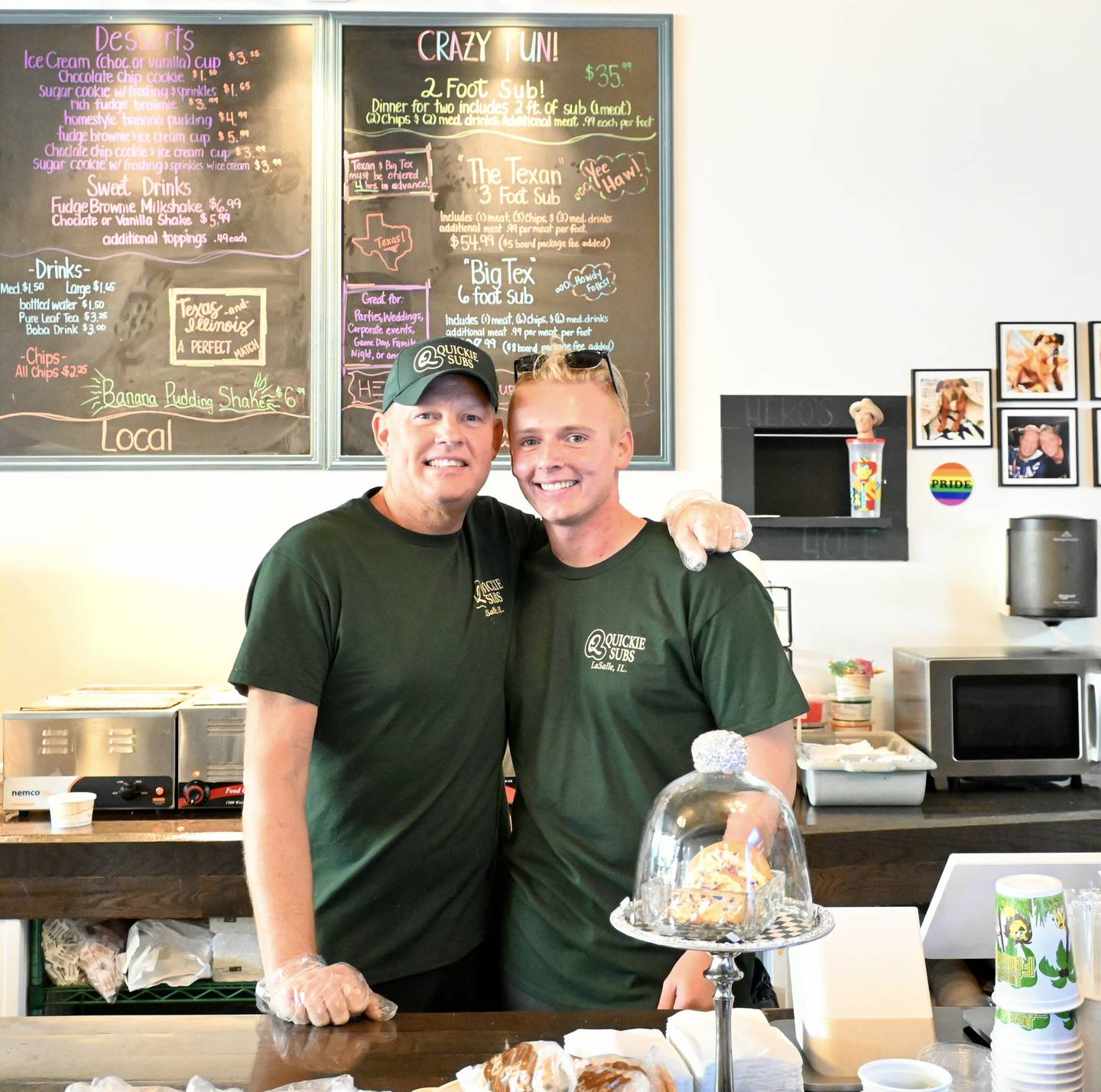 Mark Ross and his husband Nick (Langloss) Ross are the new owners of Quickie Subs in La Salle.