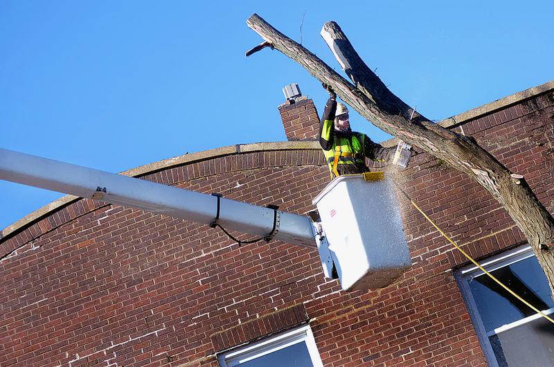 PHOTO Cleanup continues in Naplate from Feb. 28, 2017, tornado Shaw