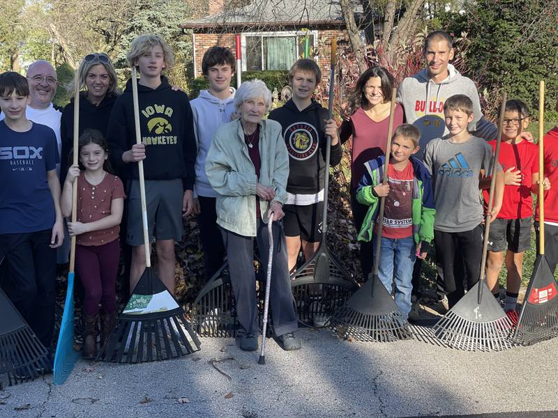 More than 100 volunteers through Batavia United Way raked leaves for 24 local senior citizens, veteran and people with physical limitations.