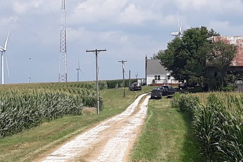 A number of police vehicles converged at a property along Route 170 between North 15th and North 14th roads, south of Ransom. A warning was issued a man reportedly had a shotgun and residents were to call 911 if he was seen.