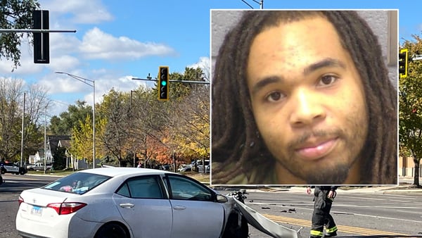 Joliet man accused in multi-vehicle crash had bags of cocaine, fentanyl in car, police say