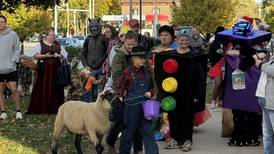 Kids fill Downtown Morris Thursday for Downtown Trick-or-Treat