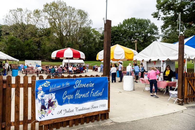The Slovenian Grape Harvest Festival offers food and fun at Rivals Park Picnic Grounds in Joliet on Sept. 29, 2024.