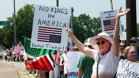 ‘We’re sick of everything Trump’s doing’: Hundreds join ‘No Kings’ protest in DeKalb 