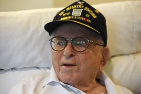 ‘I was very lucky’: Suburban World War II veteran looks back as he turns 102