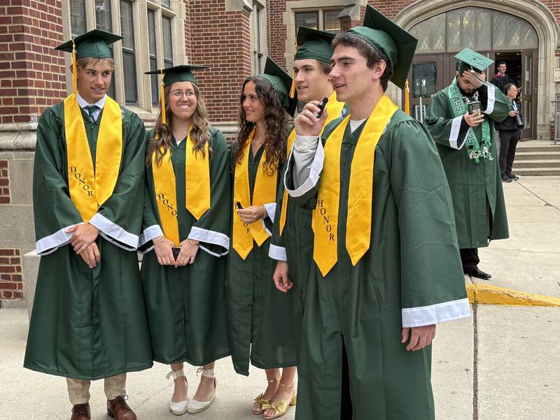 Glenbard West High School held its graduation ceremony on Thursday, May 22, 2025 at the school in Glen Ellyn.