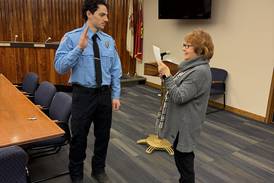 Streator fire department welcomes two new firefighters