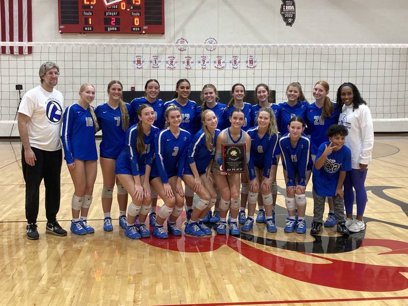The St. Charles North volleyball team.
