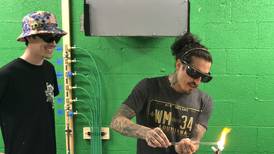 Otto’s forges art on blowing glass spheres 