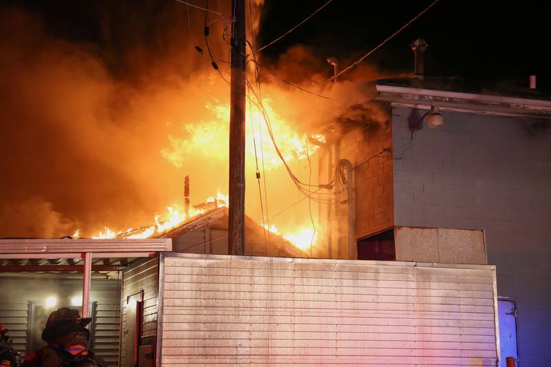 The Harvard Fire Department was called to 22701 Oak Grove Road, Harvard, at 7:44 p.m. Saturday, March 18, 2023, for a fire at the Olague Farms Meat Packing. Damage was estimated at $1 million.