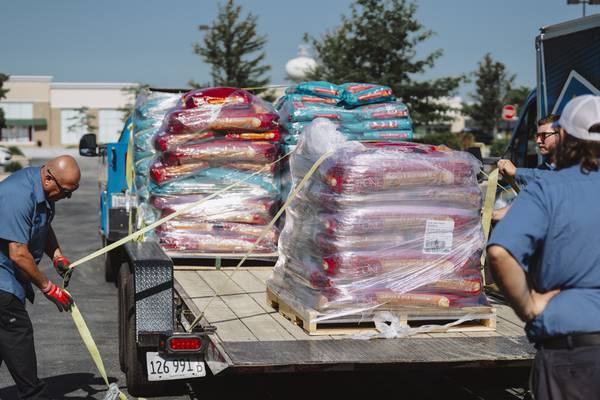 Plainfield business donates 12,000 pounds of pet food to shelters