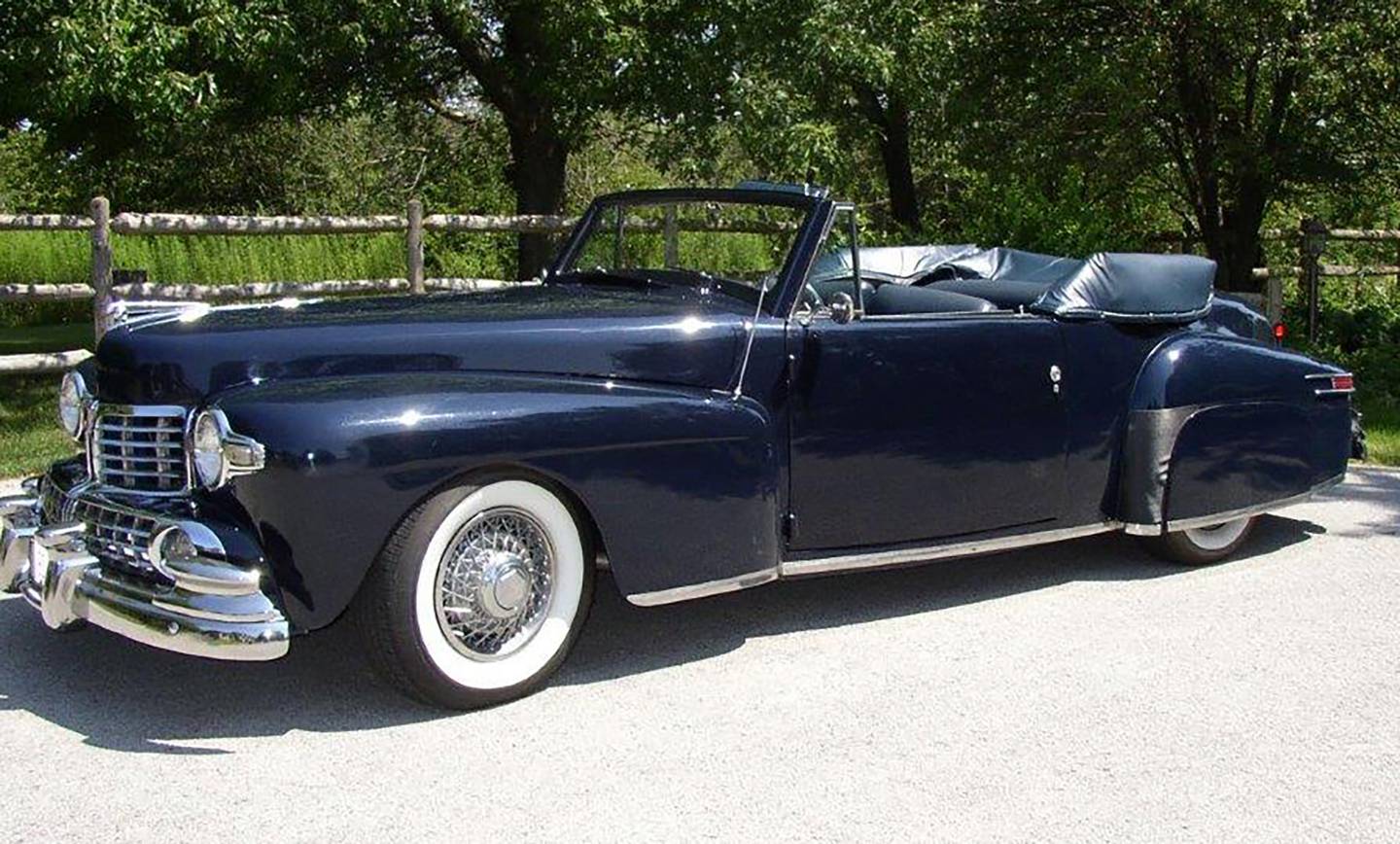 Photos by Steve Rubens - 1947 Lincoln Continental Cabriolet Side