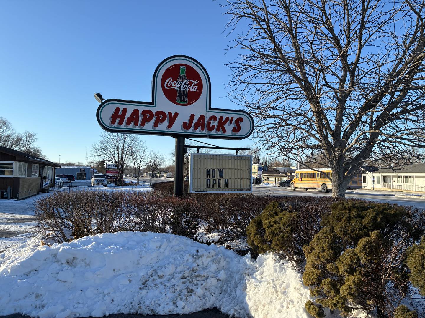Happy Jack's on Wednesday, Jan. 28, 2026. The McHenry restaurant at 4911 W. Elm St. has reopened with new owners.