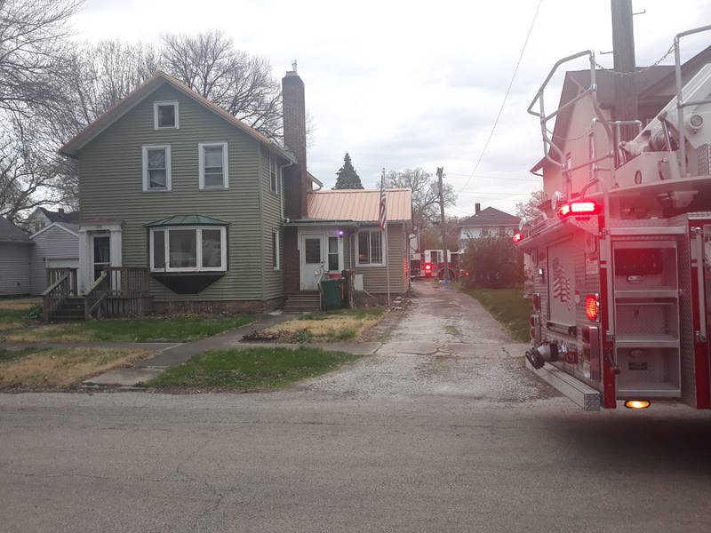Streator, Reading and Grand Ridge firefighters extinguished a fire Saturday, April 15, 2023, on the 200 block of La Salle Street in Streator.