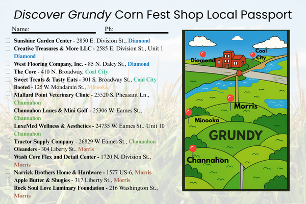 Community Pulse: Grundy Chamber and Corn Fest team up for countywide shop local program