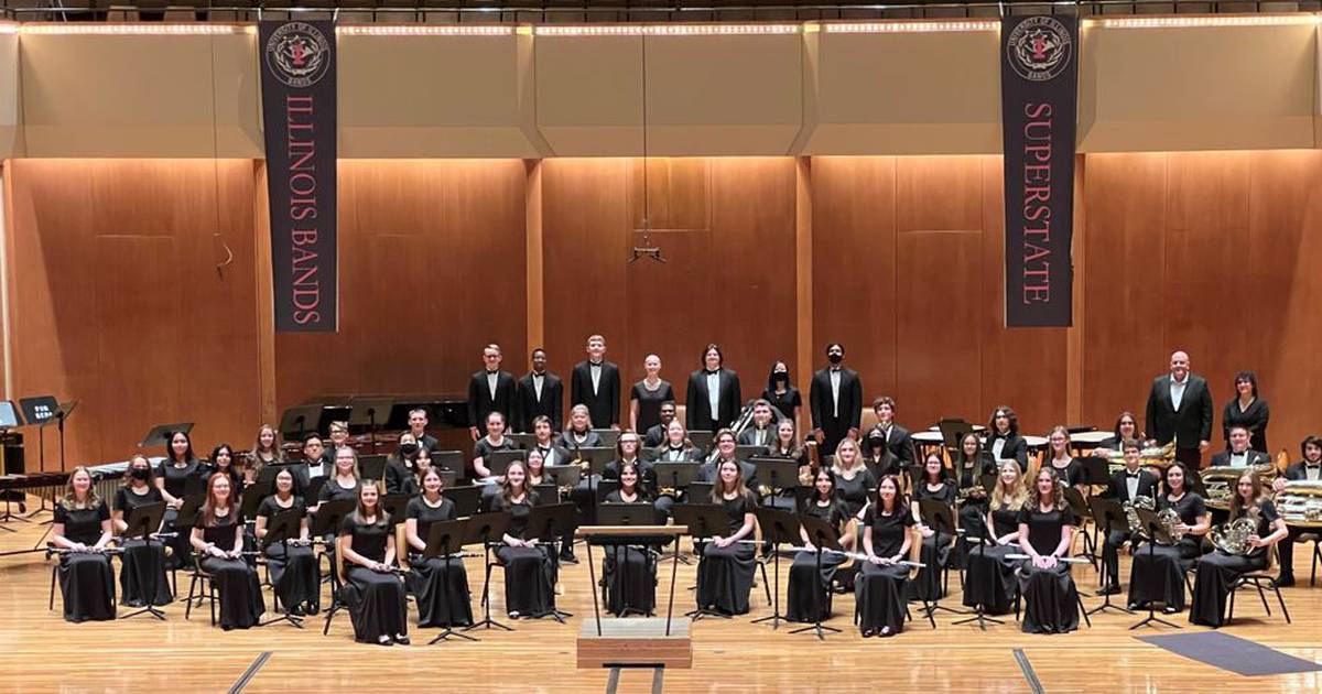 Joliet West Symphonic Band performs at Superstate Concert Band Festival