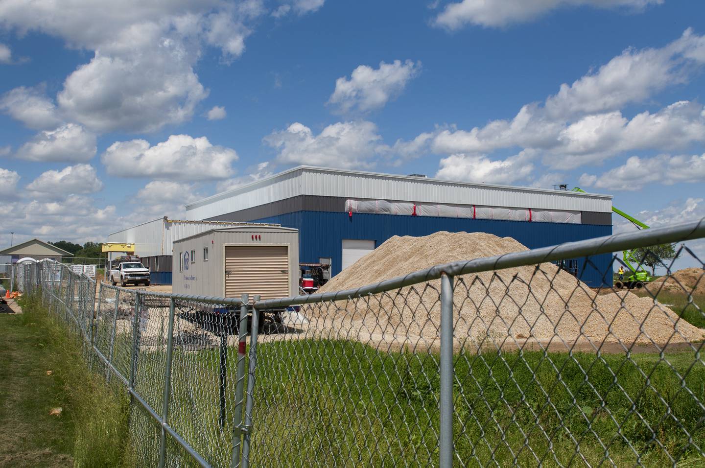 Work continues on the new Dixon Park District community center Tuesday, June 7, 2022.
