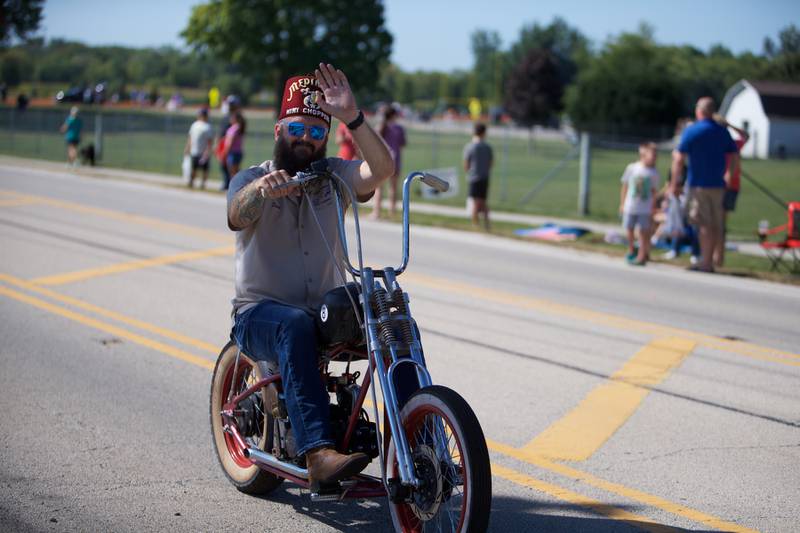 Medinah Mini Choppers at the Summer Sunset Festival Parade on Saturday, Sept. 2, 2023, in Lake in the Hills.