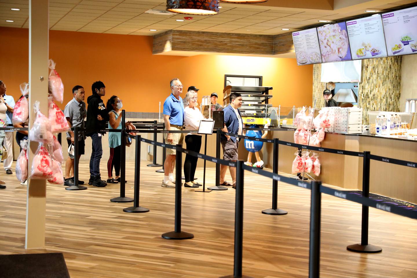 The Super EMX auditorium at the Emagine Batavia movie theatre opened on Tuesday, July 11, 2023.