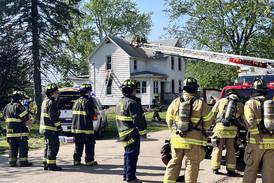 Photos: House fire breaks out on Princeton's north side