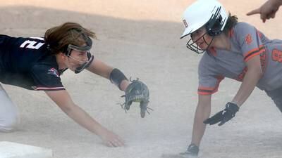 Prep softball: Despite 10 strikeouts by Jaelyn Latimer, DeKalb season ends against Auburn