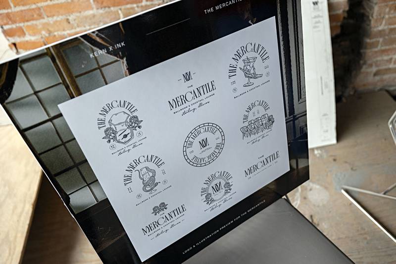Designs for the The Mercantile Ballroom and Cocktail Lounge have influences from the family itself.