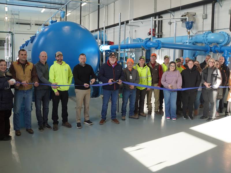 City of Rochelle, RMU hold ribboncutting for new well house at Well 8