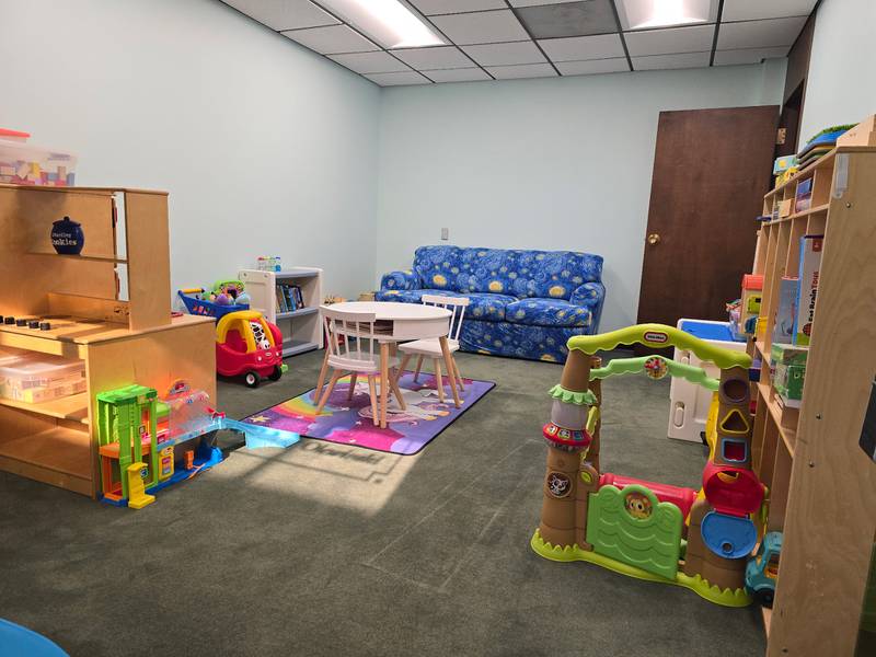 The toddler room at CASA of River Valley's new location on the second floor of Morris Building & Loan, 211 E. Jefferson Street, Morris. Photo taken on Saturday, Nov. 1.