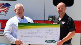 Shabbona Fire Department receives $1,500 grant to buy new equipment