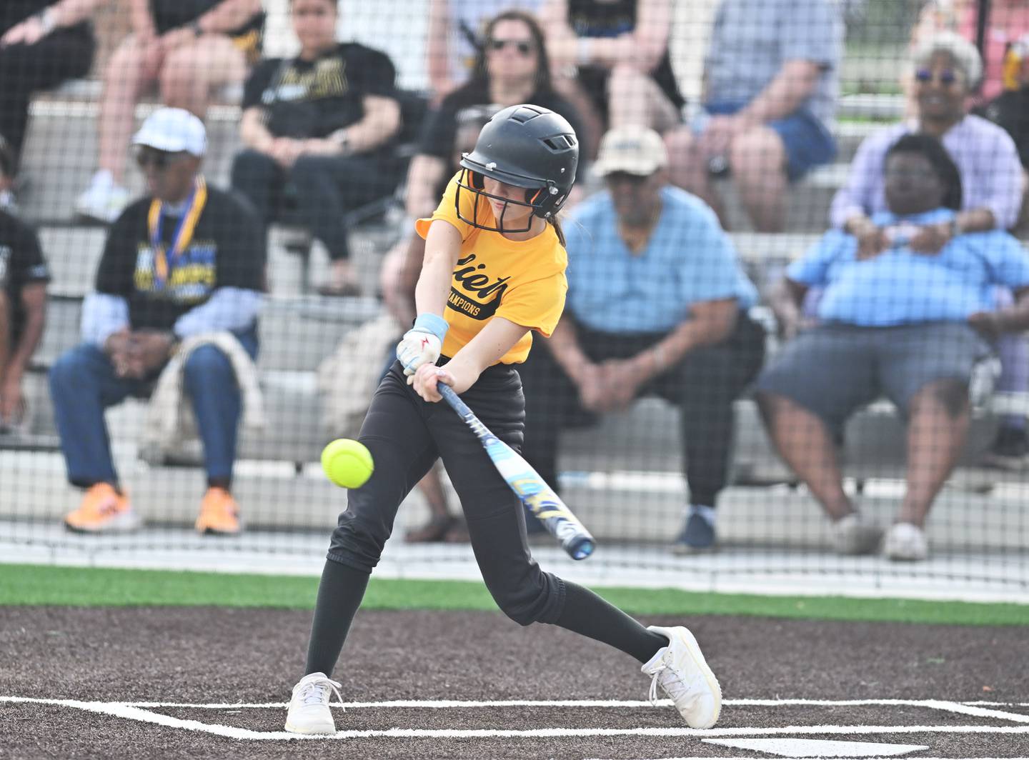 Joliet West's Ella Featherston at bat during the conference game against Joliet Central on Monday, May. 12, 2025, at Joliet.