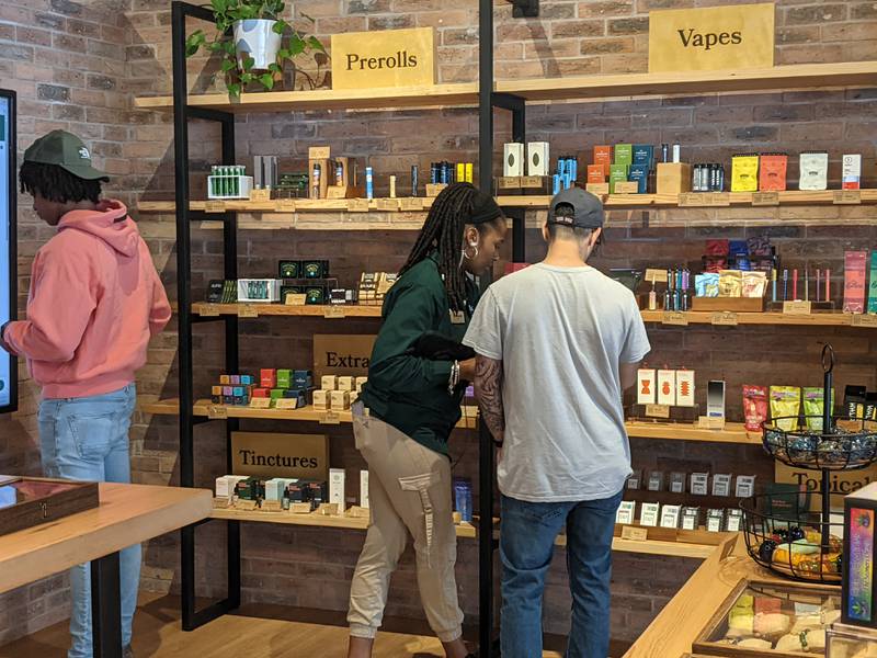 Market 96 held a ribbon cutting ceremony and open house on Sept. 14 at its new marijuana dispensary at 1144 Douglas Road in Oswego in the Mason Square shopping center.