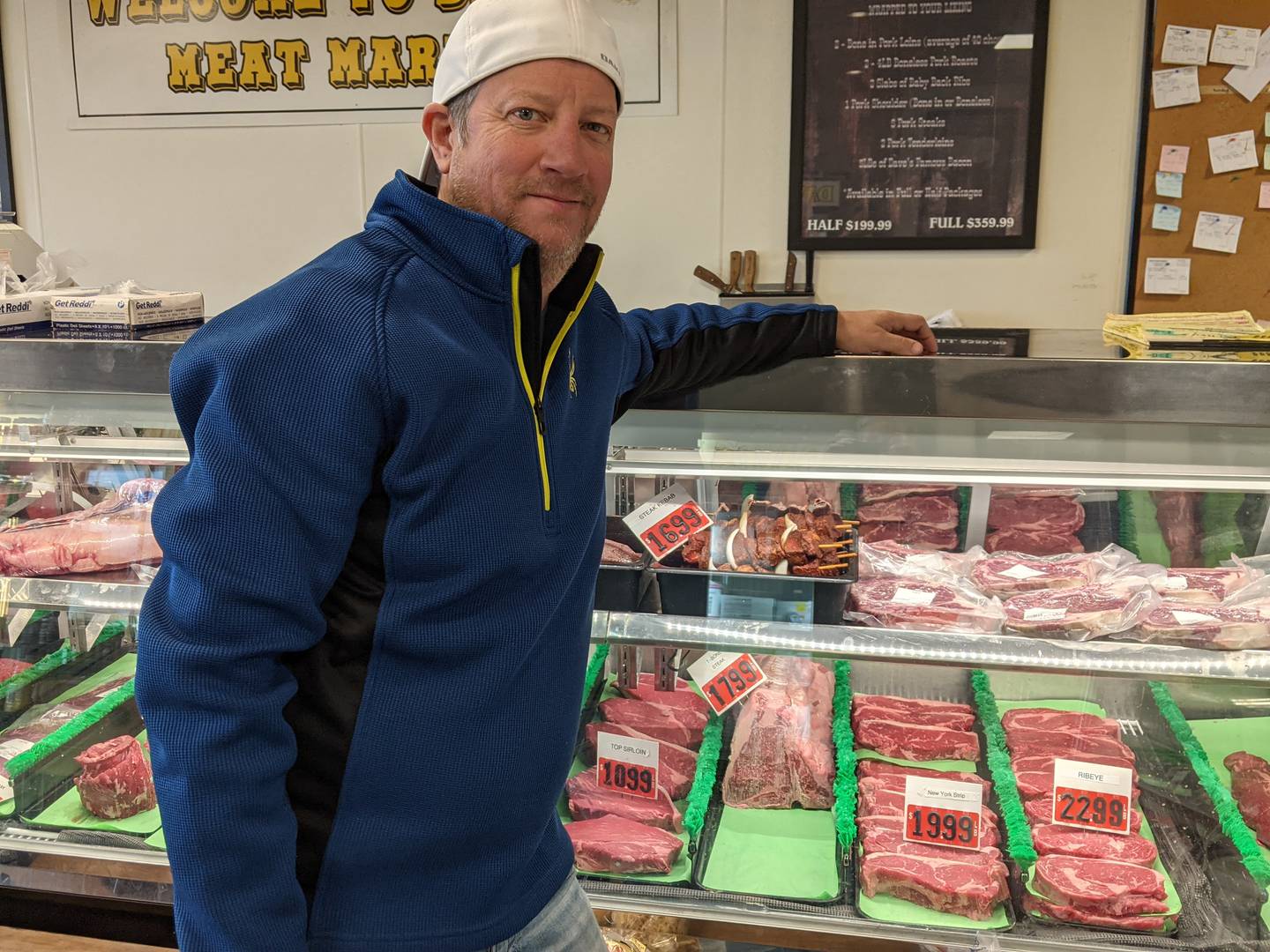 Dave Wellehan owns Dave's Meat Market in Yorkville, which has been in business for 23 years. He strives to sell high quality meat at reasonable prices.