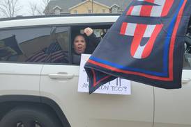 Protesting the protestors: Counter-protesters at Hands Off! rally condemn their treatment