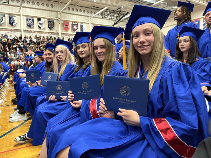 Glenbard South High School held its graduation ceremony on Thursday, May 22, 2025 at the school in Glen Ellyn.