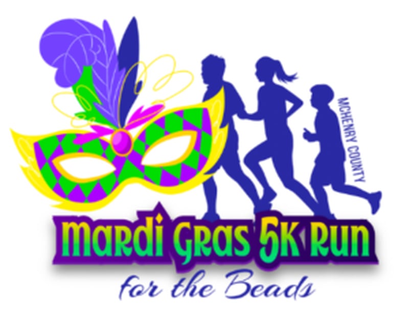 The Mardi Gras 5K Run for the Beads is Sunday, Feb. 12 at Crystal Lake's Lippold Park.
