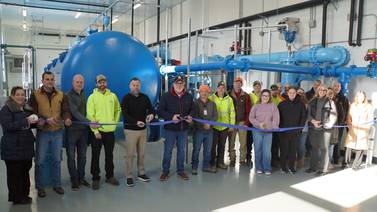 City of Rochelle, RMU hold ribboncutting for new well house at Well 8