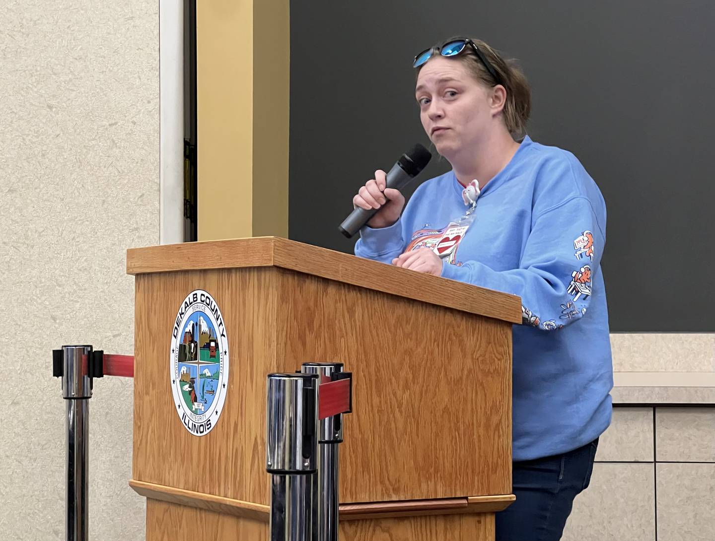 On Sept. 20, 2023 – more than a year after she first appealed to the DeKalb County Board – Hannah Williams said she is still against the sale of the DeKalb County Rehabilitation and Nursing Center to a private business, regardless of the buyer.