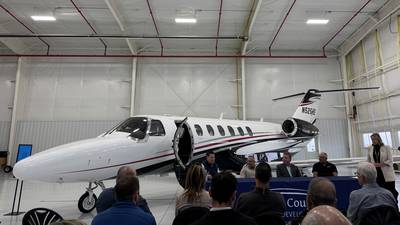 Grundy Economic Development’s bus tour shows off improved Morris Airport