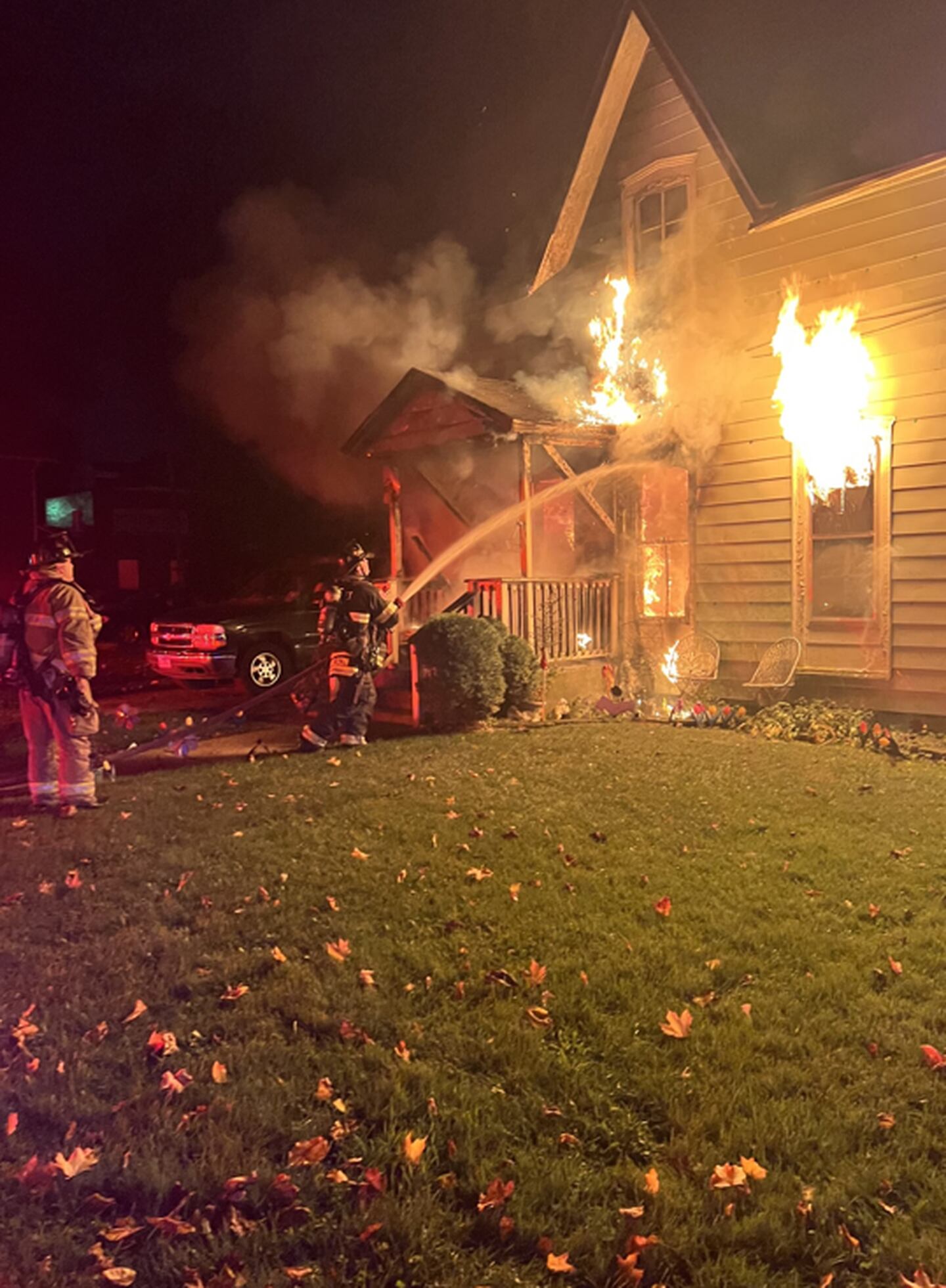 No one was seriously injured in a house fire early Saturday morning at 216 3rd Ave. in Joliet.