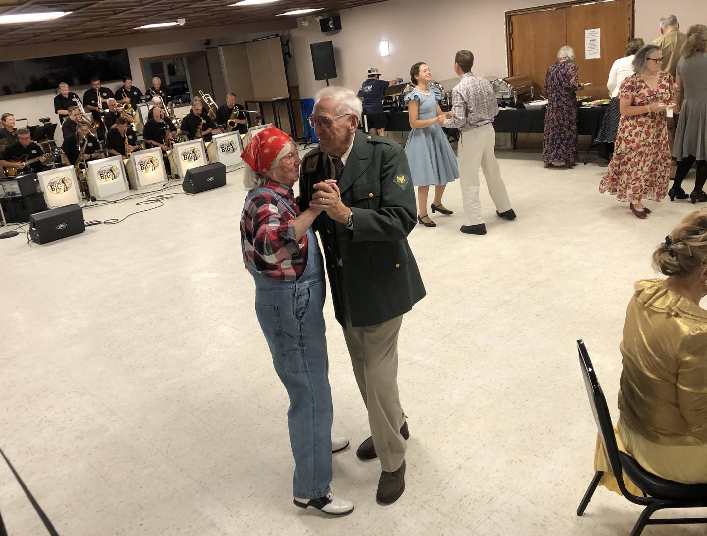 Chris and Bob Frenz, both 80 of Crystal Lake, were among the couples at the McHenry County Historical Society and Museum's Victory Dance Saturday, Sept. 13, at the McHenry VFW Post 4600.