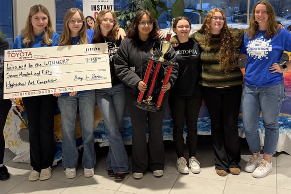 Brian Bemis Toyota of DeKalb names art competition winners